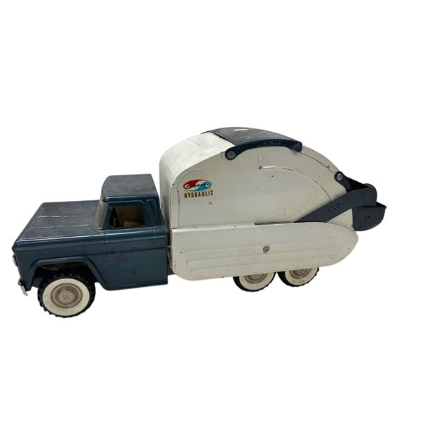 Vintage Pressed Steel Structo Garbage Truck