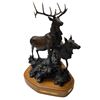 Image 2 : Vintage Bronze High Country Encounter By J.Sullivan, Signed & Numbered