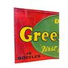 Image 2 : Vintage Tin Self Framed Embossed Drink Green River Advertising Sign
