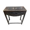 Image 1 : Early Carved Chinese Sewing  Stand
