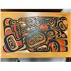 Image 2 : First Nations Hand Carved & Painted Inlaid Coffee Table