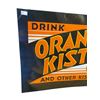 Image 2 : Vintage Tin Embossed Drink Orange Kist Advertising Sign