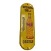 Image 1 : Vintage Tin Wishing Well Orange Thermometer
