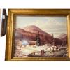 Image 2 : Framed Photo Art Of Frontier Scene By Cornelius Krieghoff