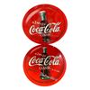 Image 1 : Pair Of Coca Cola Classic Double Sided Plastic Advertising Sign
