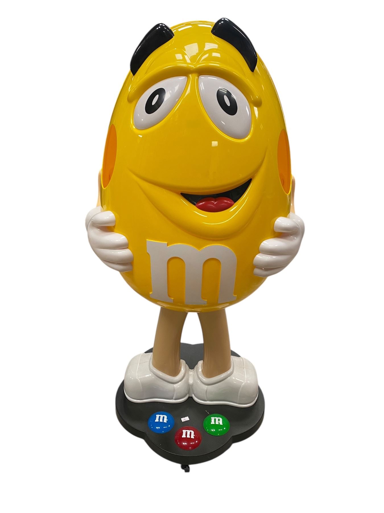 Yellow Store Display M&M Candy Character