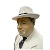 Image 3 : Al Capone Statue Sitting In Chair With Metal Replica Tommy Gun