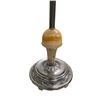 Image 2 : Art Deco Light Up Airplane Ash Tray Stand With Marble Base Accents