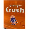 Image 8 : Rare Embossed Vintage Orange Crush Floor Model Cooler