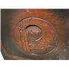 Image 8 : Large Carved Wood Asian Chest With Harbour Scene, With Key Inside