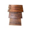 Image 2 : Vintage Rose Wood 3 Tier Nesting Table