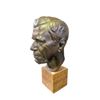 Image 2 : Large Bronze Presidential Head Bust On Base