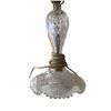 Image 2 : Cut Crystal Lamp With Cloth Shade