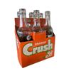 Image 2 : Orange Crush Cardboard 6 Pack With 6 Empty Orange Crush Bottles