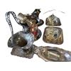 Image 2 : Large Assortment Of Silver Plate & Glass Vase, Tea Pot, Champaigne Bucket, Platter, Etc..