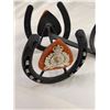 Image 2 : Handmade RCMP Badge Horseshoe Wine Bottle Holder