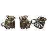 Image 2 : 3 Vintage Sterling Silver Egg Cups