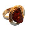 Image 1 : Vintage .925 Silver Ring With Amber Stone