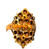 Image 2 : Antique Circa 1900S Portuguese Rose Cut Diamon Gold Band Ring, In Vintage Case