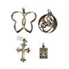 Image 1 : 4 Sterling Silver Pendants