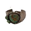 Image 1 : Sterling Silver John Begay Navajo Turquoise Cuff Bracelet
