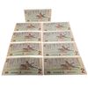 Image 2 : 9 Vintage Assorted Canadian 1986 $2 Bills, 5 In Consecutive Order