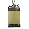 Image 2 : Vintage Sterling Silver Wrapped Embossed Chinese Bone Opium Bottle