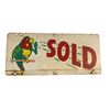 Image 1 : Vintage Tin Parrot Sold Sign