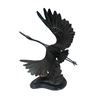 Image 2 : Vintage Bronze Crane On Wood Base
