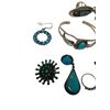 Image 2 : Assorted .925 Silver & Turquoise Jewelry, Ring, Bracelet, Earrings, Pendants, Etc..