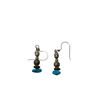 Image 2 : 6 Pairs Of .925 Silver & Turquoise Earrings