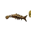 Image 2 : 18K Gold Heart & Key Pendant With 18K Gold Fish Pendant
