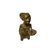 Image 2 : Vintage Solid Brass African Shaman Figurine