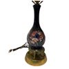Image 2 : Vintage Moorcroft Vase Lamp With Brass Base & Cloth Shade