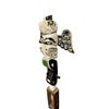 Image 2 : Vintage Hand Carved & Painted Kwakiutl Talking Stick On Wood Base