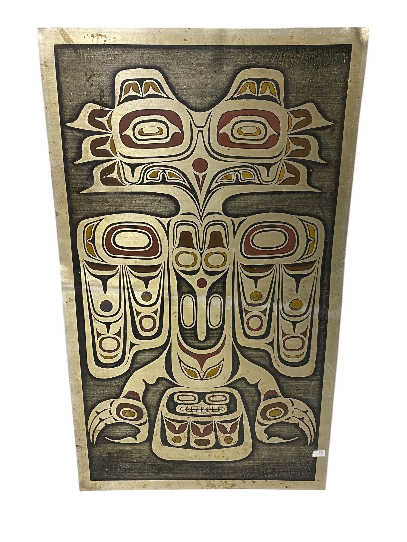 Tin Embossed First Nations Sign