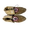 Image 2 : Pair Of First Nations Beaded Hide Moccasins