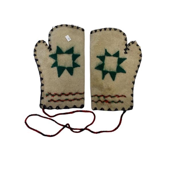 Pair Of Hand Made Inuit Gloves