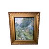 Image 1 : Vintage Quality Print Of Garden In Ornate Frame