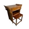 Image 3 : Quality Vintage Rose Wood Small Telephone Table With Stool