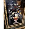 Image 8 : Rare High Quality 1970S Black Cabinet With Ormalu Mounts, With Carved Stone Decorative Panels