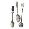 Image 2 : 6 Assorted Sterling Silver Souvenir Spoons