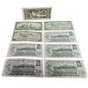 Image 2 : 8 Vintage Assorted Canadian Bills & Vintage Brazil $5 Bill