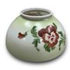 Image 2 : Vintage Glass Lamp Shade With Floral Motif