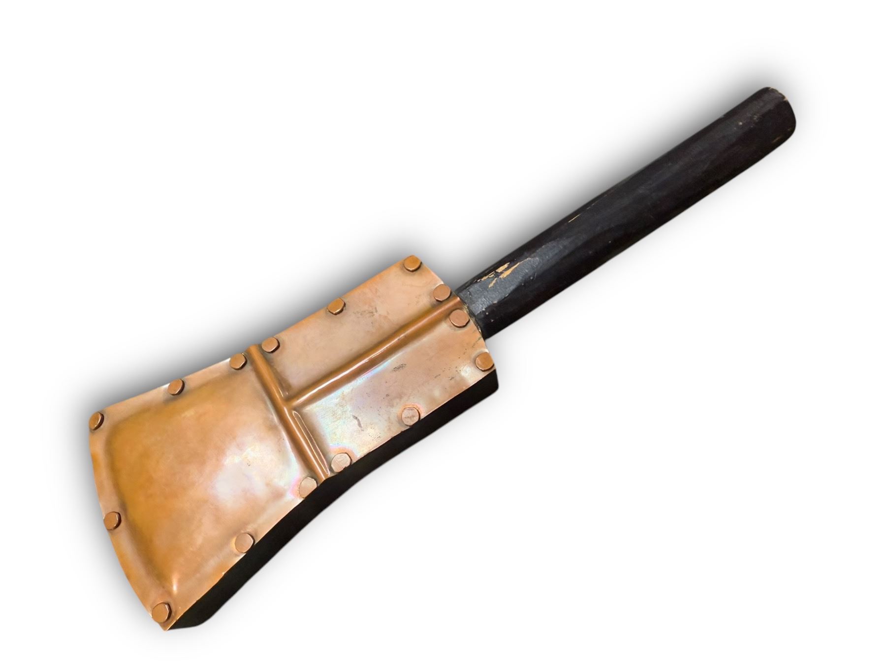 Box Rattle First Nations Copper & Wood Bent Box Rattle