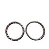Image 1 : 2 Sterling Silver Hollow Repousse Bracelets