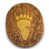 Image 2 : 2 Alaska Animal Tracks Wall Plaques, Brown Bear & Kodiak Brown Bear