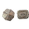 Image 1 : 2 Antique Ornate Silver Brooches