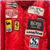 Image 2 : Hand Made Jacket Featuring Ferrari And Sponsor Patches W/ Australian Gp Ferrari F1 Hat