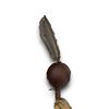 Image 2 : First Nations Rattle With Beads, Fur & Feather
